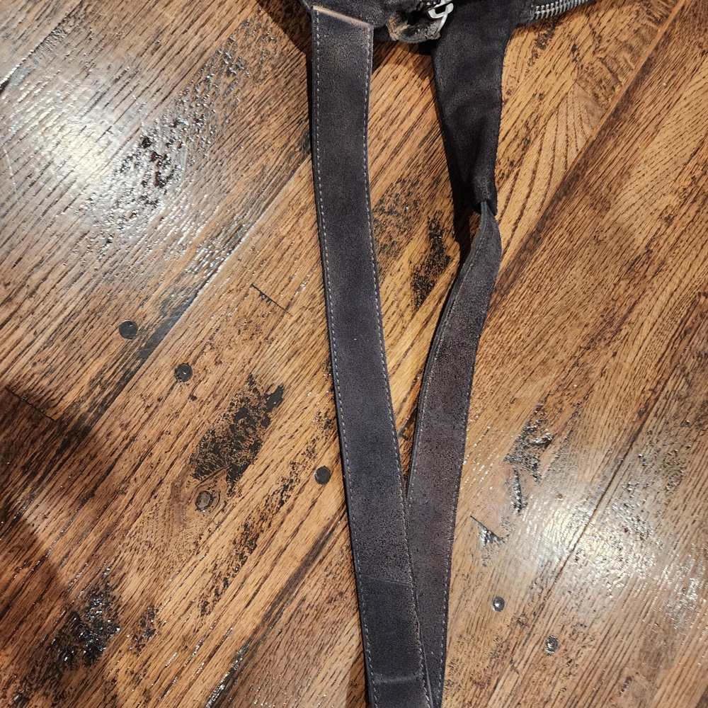 We The Free Ombre Brown to Black 100% Leather Crossbody Bag - Picture 13 of 13